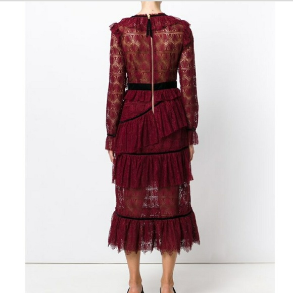 NWT Rare Gorgeous Perseverance Multi Ruffle Dress - Picture 3 of 7